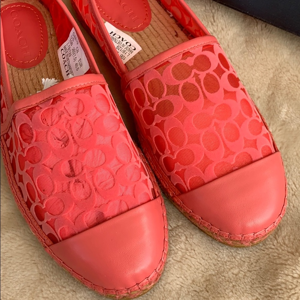 Coach Leather and Mesh Espadrilles 💕 - Picture 2 of 9